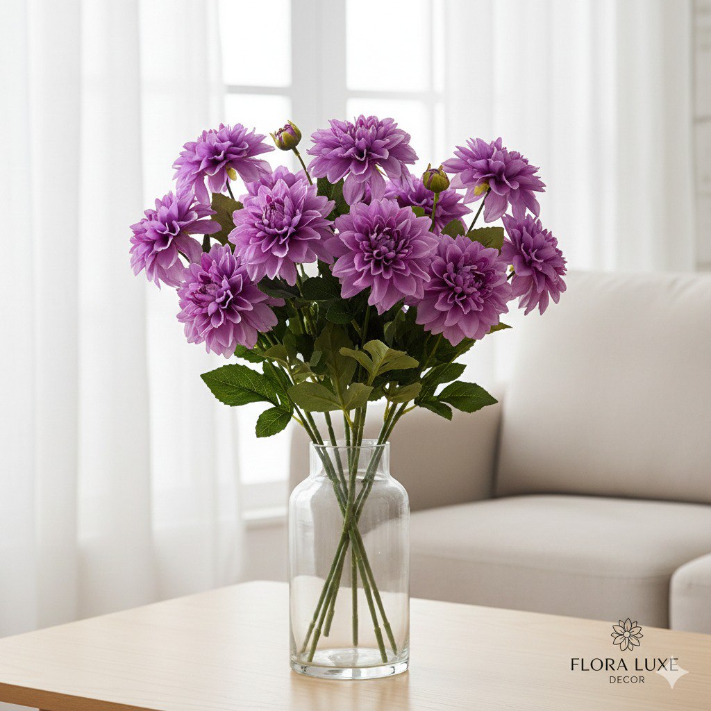 FLORES ARTIFICALES DECORATIVAS 75CM