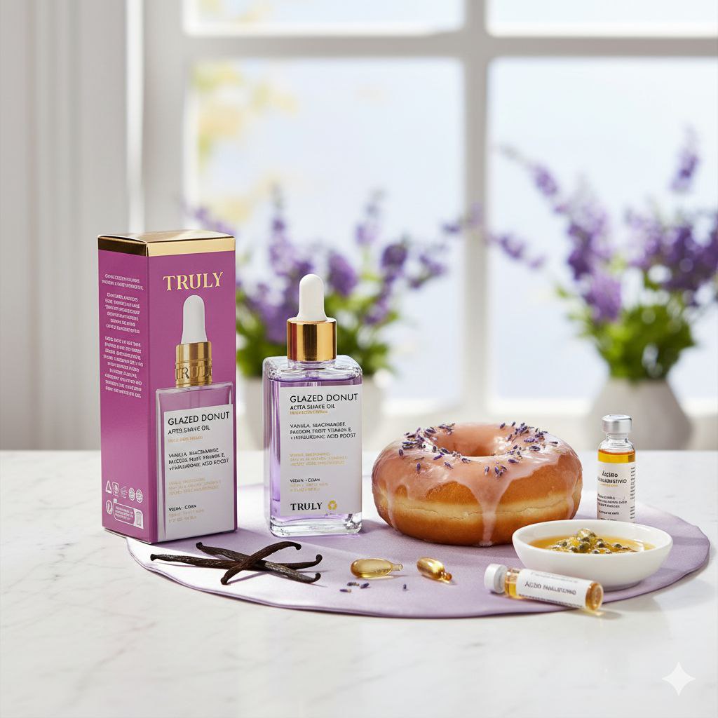 ACEITE CORPORAL PARA DESPUÉS DEL AFEITADO CON AROMA A VERANO GLAZED DONUT TRULY 90ML