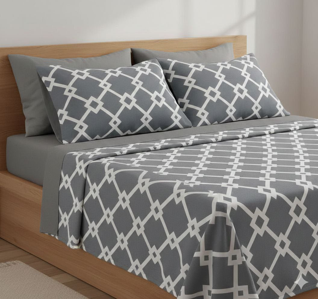 JUEGO DE SABANAS QUEEN SCARLETT CLASSICS 6PCS