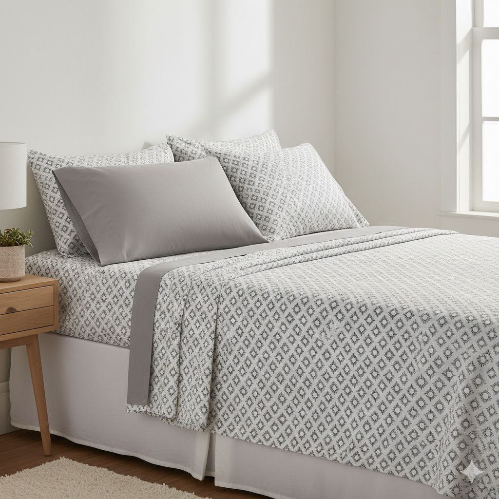 JUEGO DE SABANAS QUEEN SCARLETT CLASSICS 6PCS