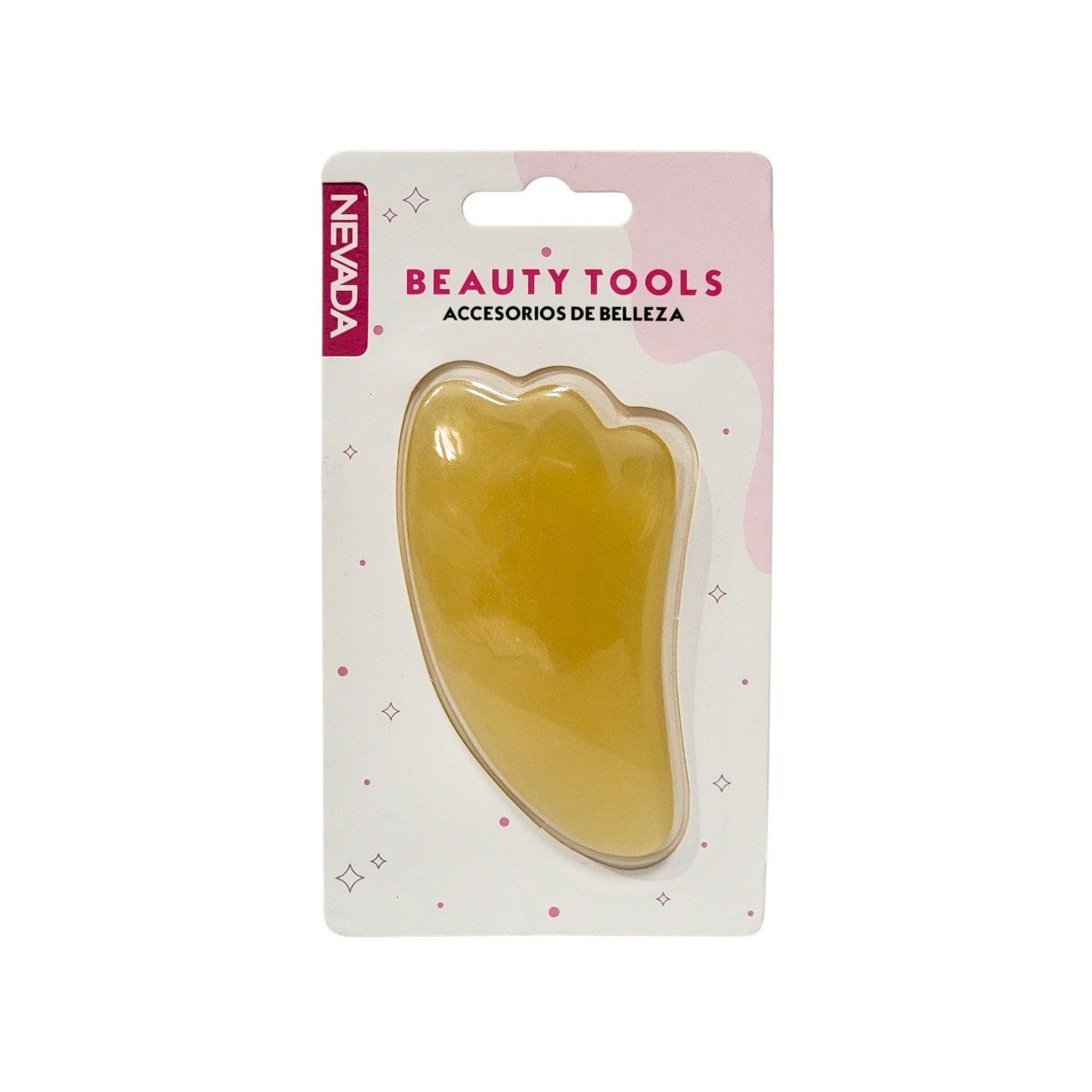 PIEDRA DE CUARZO GUA SHA NEVADA BEAUTY TOOLS 3 COLORES DISPONIBLES 3X10CM