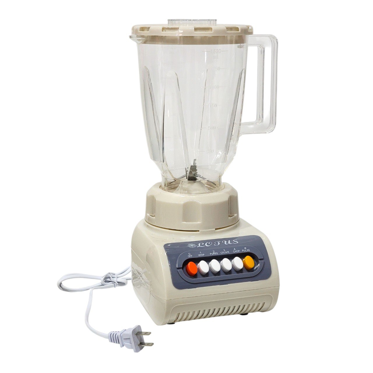 LICUADORA DE ALTA POTENCIA CON PICADOR MULTIUSO LOTUS 1.5L