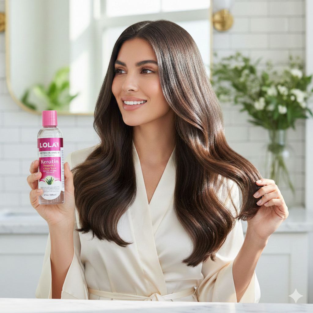 GOTAS DE BRILLO CON QUERATINA Y ALOE VERA LOLA 180ML
