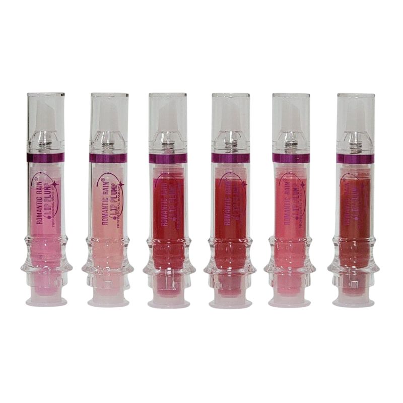 VOLUMINIZADOR DE LABIOS IMPERMEABLE ROMANTIC RAIN 6 TONOS