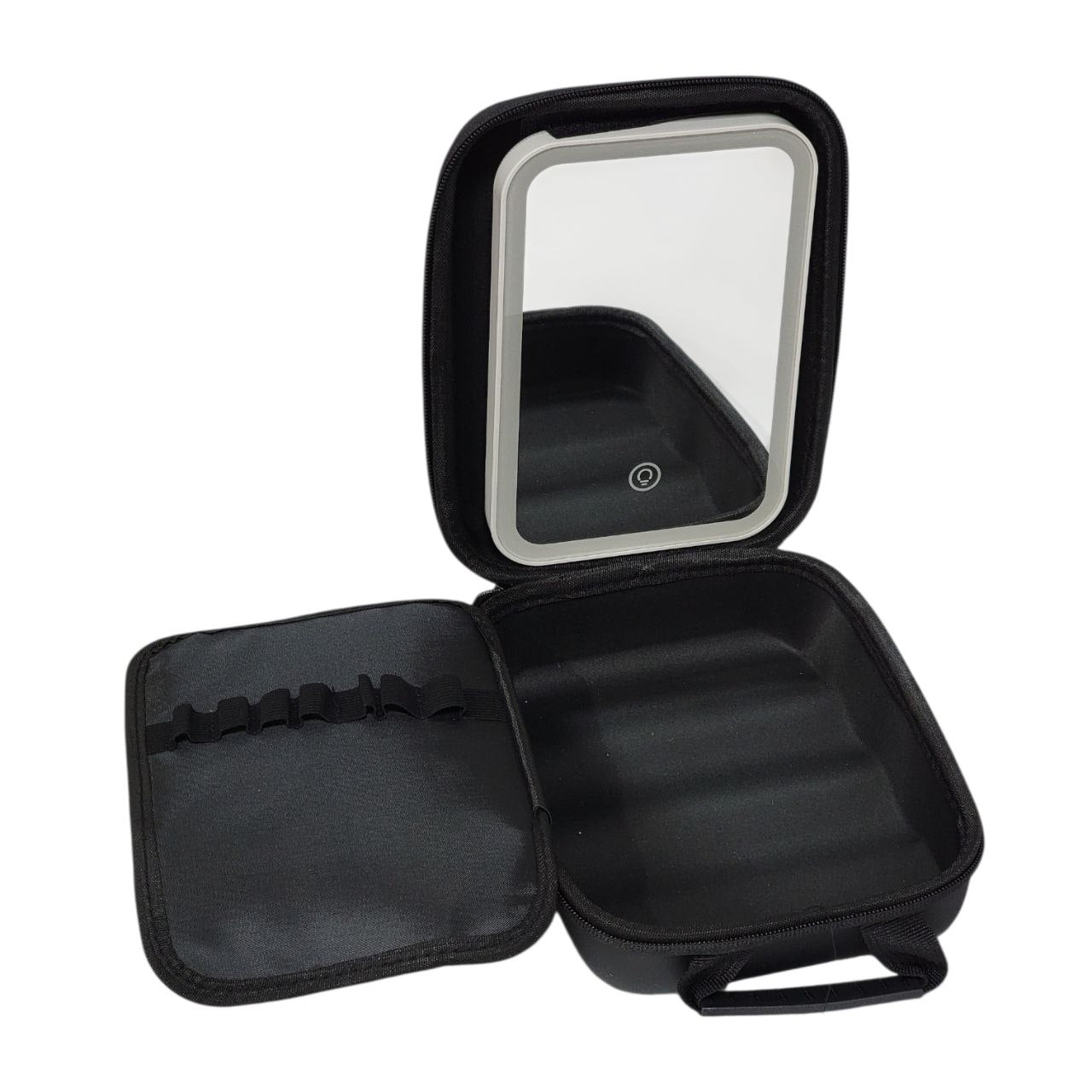 ORGANIZADOR ESTUCHE DE MAQUILLAJE CON ESPEJO LED INTEGRADO 24X16X7CM