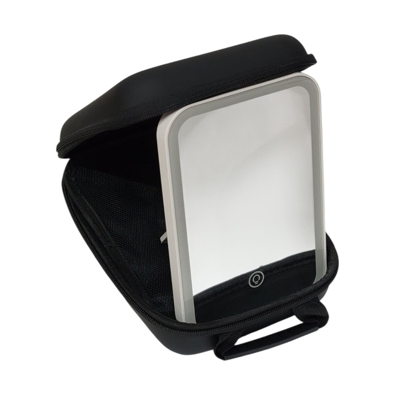 ORGANIZADOR ESTUCHE DE MAQUILLAJE CON ESPEJO LED INTEGRADO 24X16X7CM