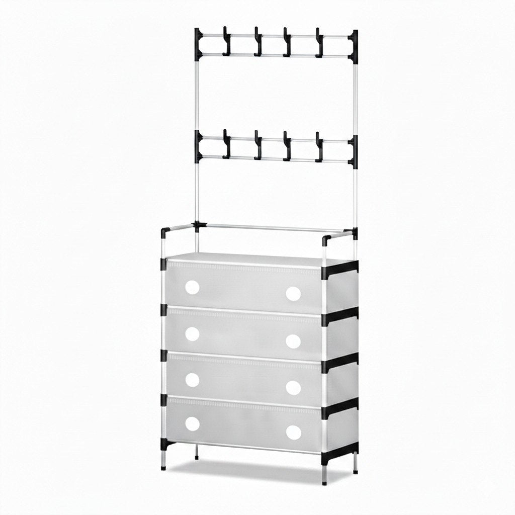 ORGANIZADOR  ESTANTE INTEGRADO MULTIFUNCIONAL SIMPLE 16X28X63X170CM