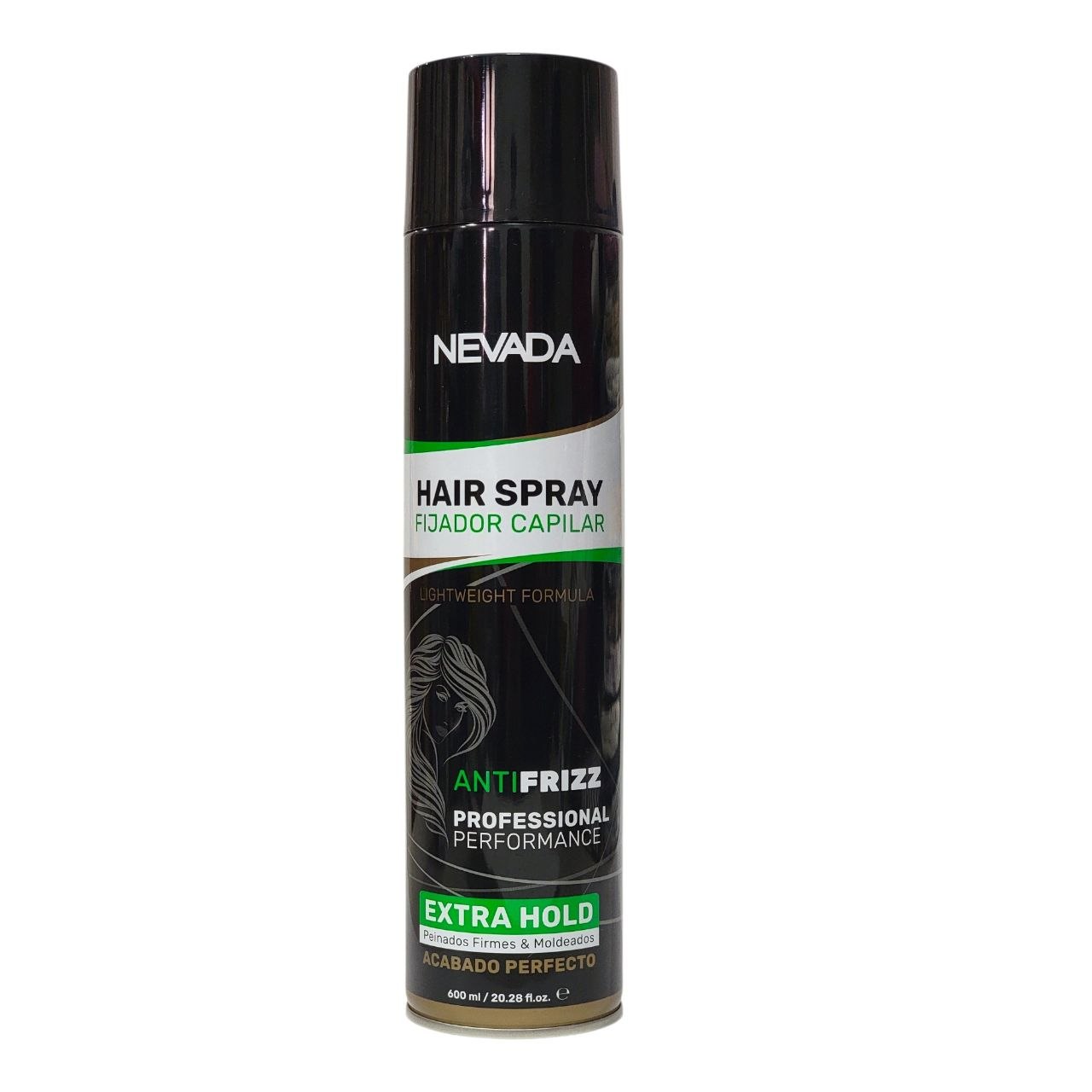 SPRAY FIJADOR CAPILAR ANTI FRIZZ NEVADA  600ML