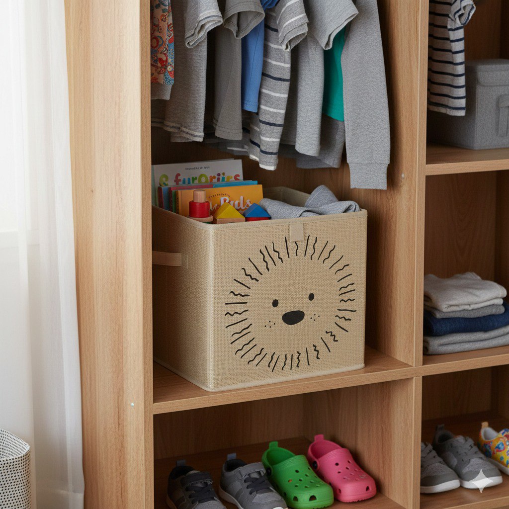 ORGANIZADOR CAJA DE ALMACENAMIENTO PLEGABLE MULTIUSO GENIAL 30X30CM
