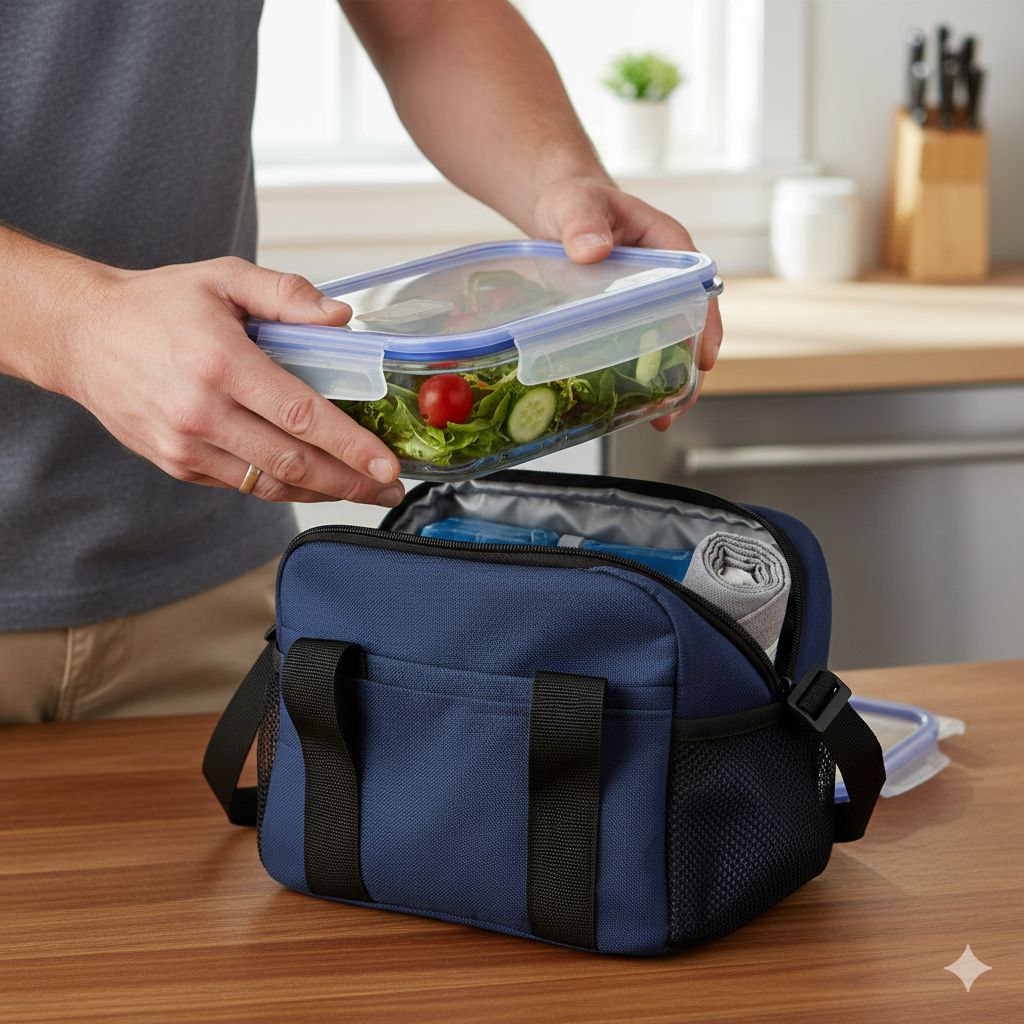 RECIPIENTE PANA PARA ALIMENTOS HERMETICO DE VIDRIO LOTUS 8X18X23CM
