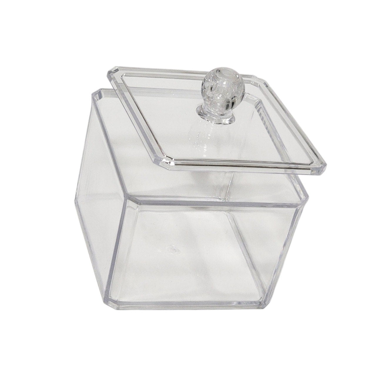 ORGANIZADOR RECIPIENTE COSMÉTICO PARA HISOPOS 8X9.5CM