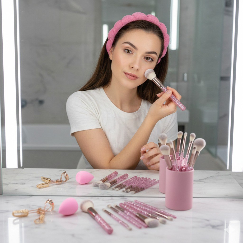 SET DE BROCHAS Y ACCESORIOS DE MAQUILLAJE 23PCS JOS MAKEUP TOOLS
