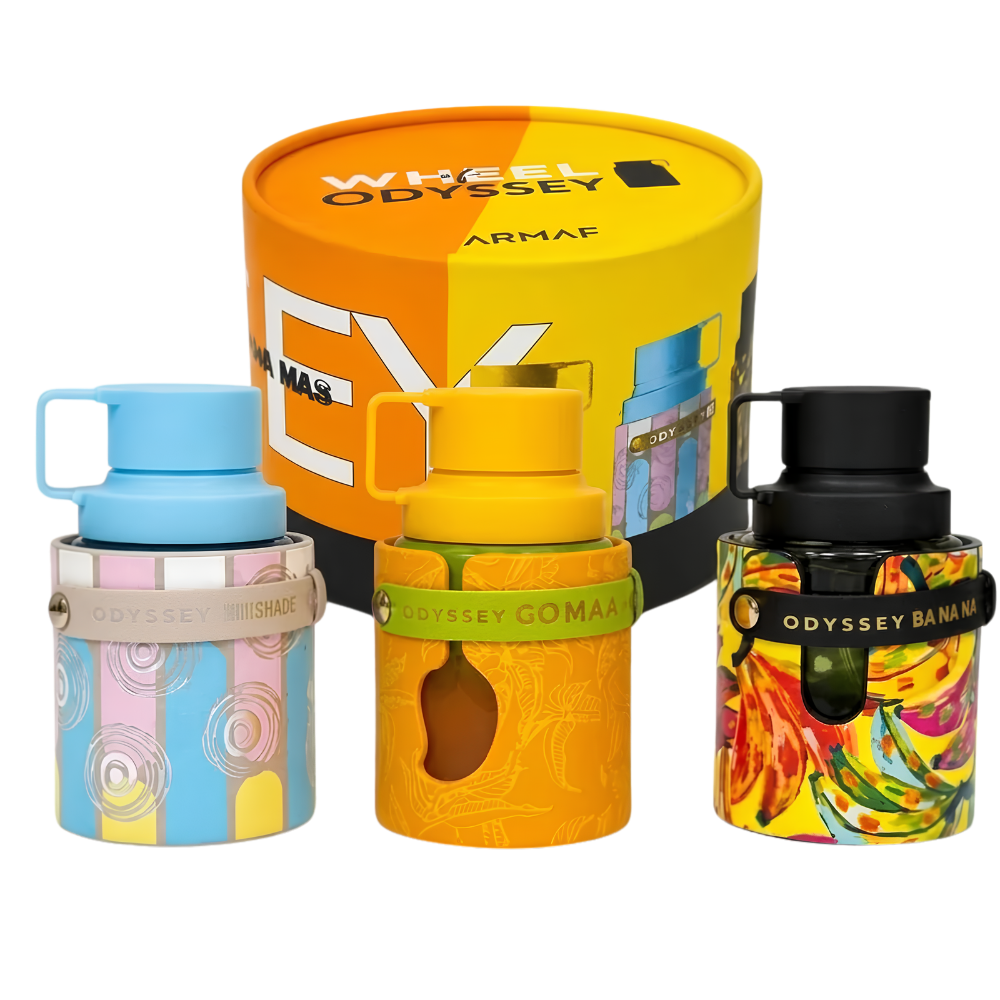SET MINI ARMAF WHEEL OF ODYSSEY MANDARIN SKY EDP 30ML MANDARIN SKY ELIXIR EDP 30ML MANDARIN SKY VINTAGE EDP 30ML