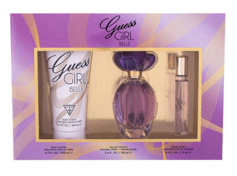 SET GUESS GIRL BELLE 3/P EDT 100ML