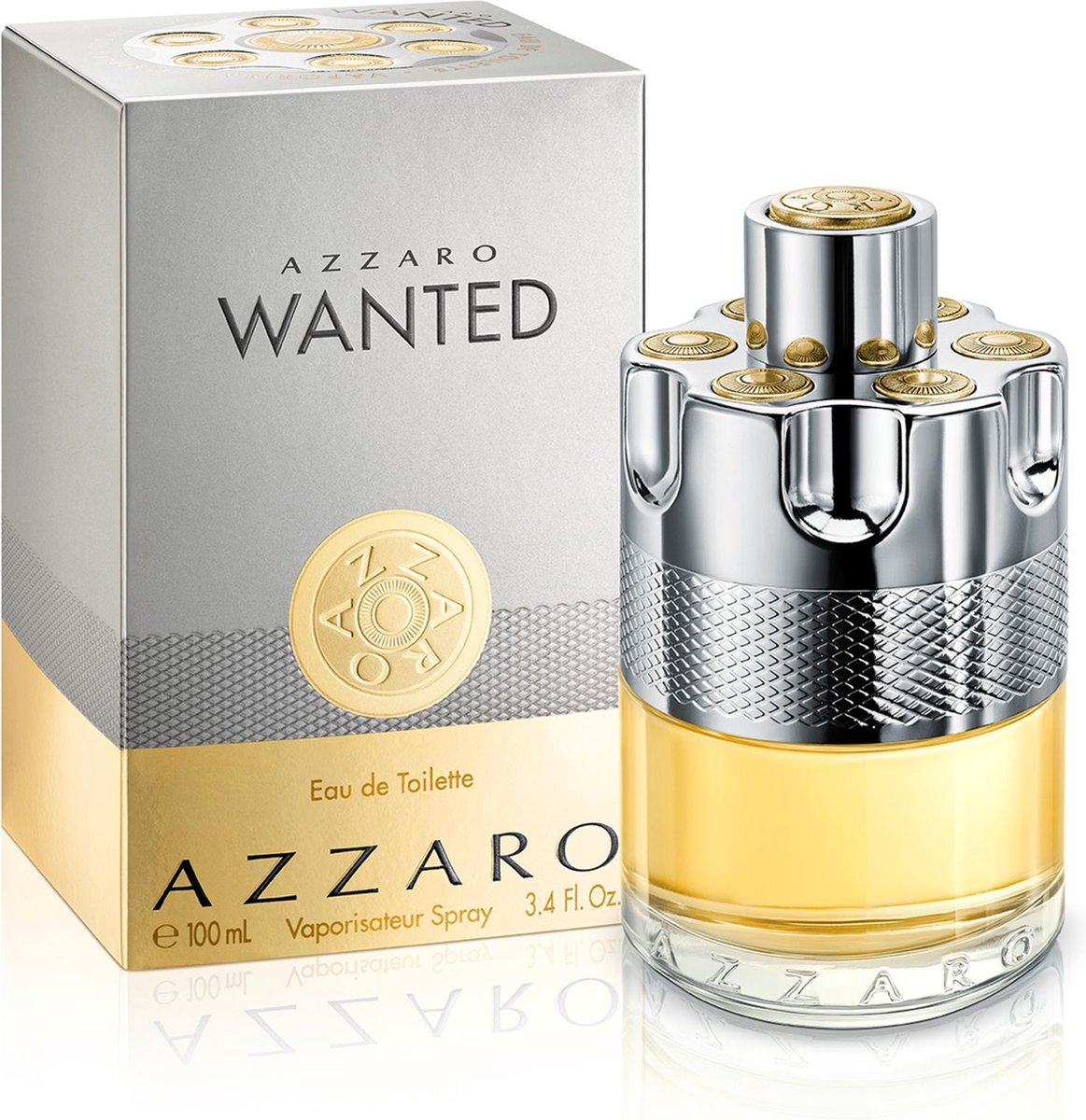 AZZARO WANTED EAU DE TOILETTE VAPORISATEUR SPRAY 100 ML