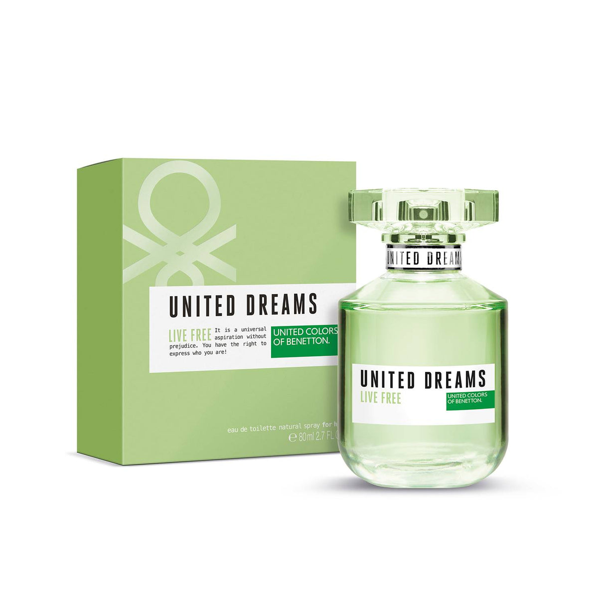 UNITED COLORS OF BENETTON UNITED DREAMS LIVE FREE EDT 80ML