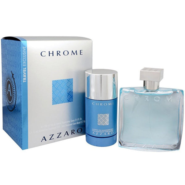 SET AZZARO CHROME 2/P MEN DESODO