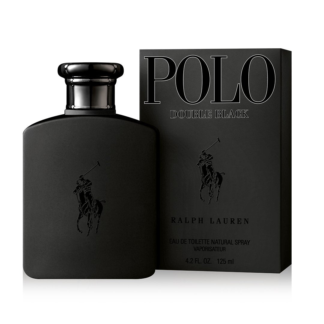 RALPH LAUREN POLO DOUBLE BLACK 4.2 EDT SP 125ML