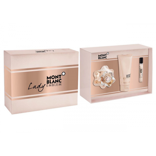 SET LADY EMBLEM EAU DE PARFUM 75ML + MINI 7,5ML + BL 100ML