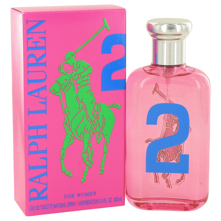 RALPH LAUREN POLO BIG PONY #2 PINK WOMEN 3.4 OZ. EDT