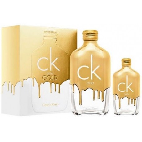 SET CALVIN KLEIN CK ONE GOLD 2/P