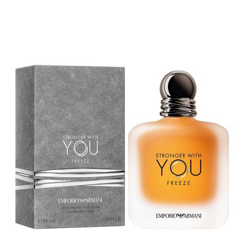 ARMANI EMPORIO STRONGER WITH YOU FREEZE 100ml EDT SPRAY FOR MEN