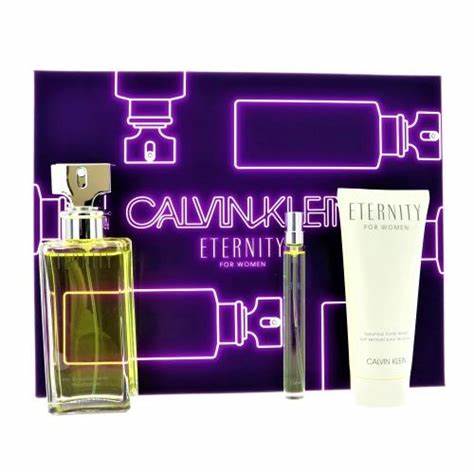 SET CALVIN KLEIN ETERNITY 3/P DAMA 100 ML