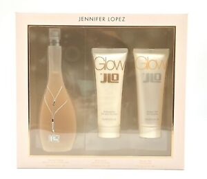 JENNIFER LOPEZ SET GLOW BY JLO  3 PC Set 3.4 OZ eau de toilette, Loción, Gel de Ducha