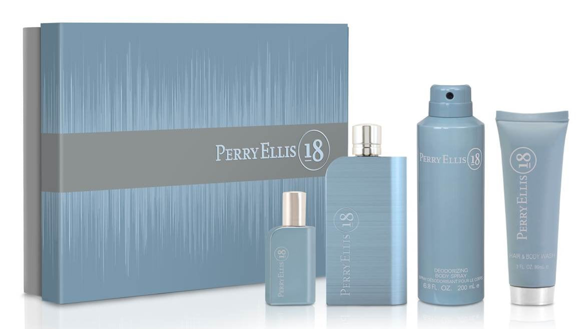 SET PERRY ELLIS 18 4/P MEN PRESENTACION 1