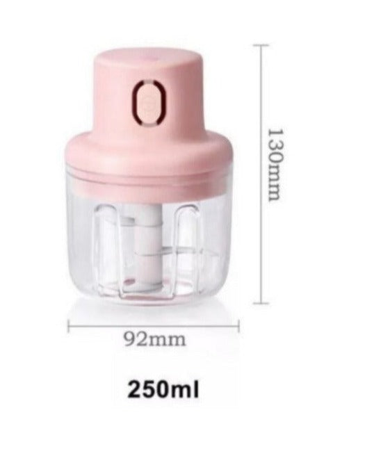 CORTADOR MINI PROCESADOR DE ALIMENTOS MULTIFUNCIONAL 250ML
