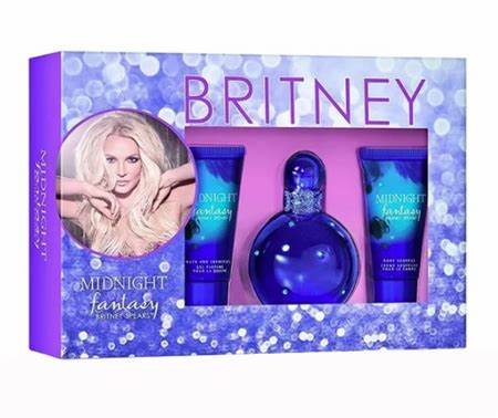 SET BRITNEY SPEARS Midnight FANTASY 3/P DAM PRESENTACION  100ML