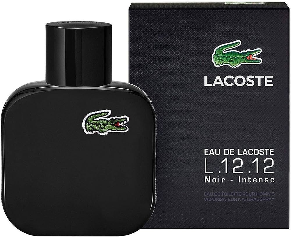 LACOSTE L.12.12 NOIR - INTENSE EDT SPRAY PARA HOMBRE 100 ML