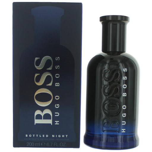 HUGO BOSS BOTTLED NIGHT 6.7oz 100ml  EAU DE TOILETTE SPRAY MEN