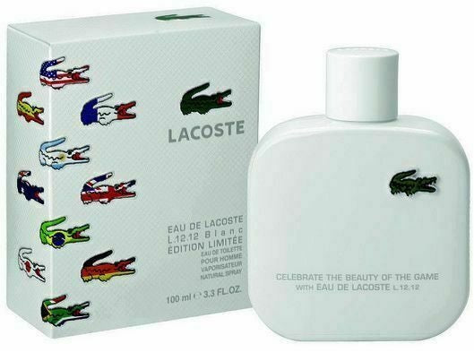 LACOSTE L.12.12 BLANC EDITION LIMITEE  EDT 3.3OZ/100ML FOR HOMME