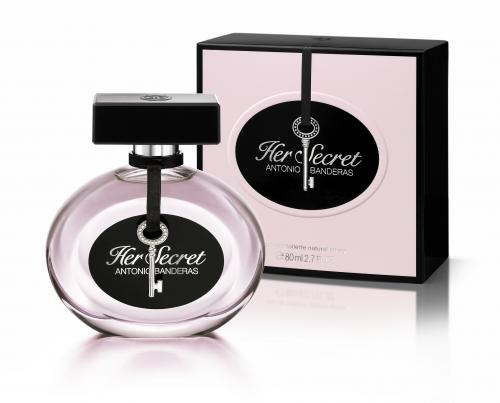 ANTONIO BANDERAS HER SECRET 2.7 80ML EDT SP