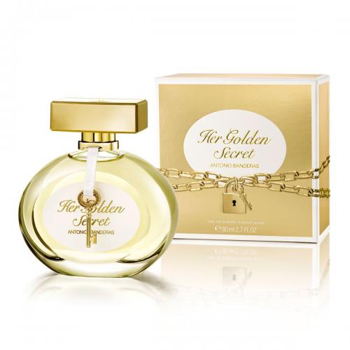 ANTONIO BANDERAS HER GOLDEN SECRET 2.7 EDT SP FOR WOMEN (NEW PRESENTATION)