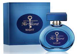 HER SECRET NIGHT BY ANTONIO BANDERAS EDT SPRAY 2.7 OZ D