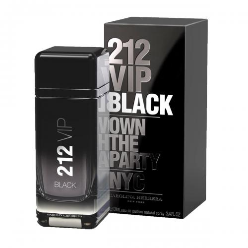 CAROLINA HERRERA 212 VIP BLACK MEN 3.4 OZ. 100ML EDP