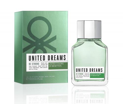 BENETTON UNITED DREAMS BE STRONG 3.4 100ML EAU DE TOILETTE SPRAY FOR MEN