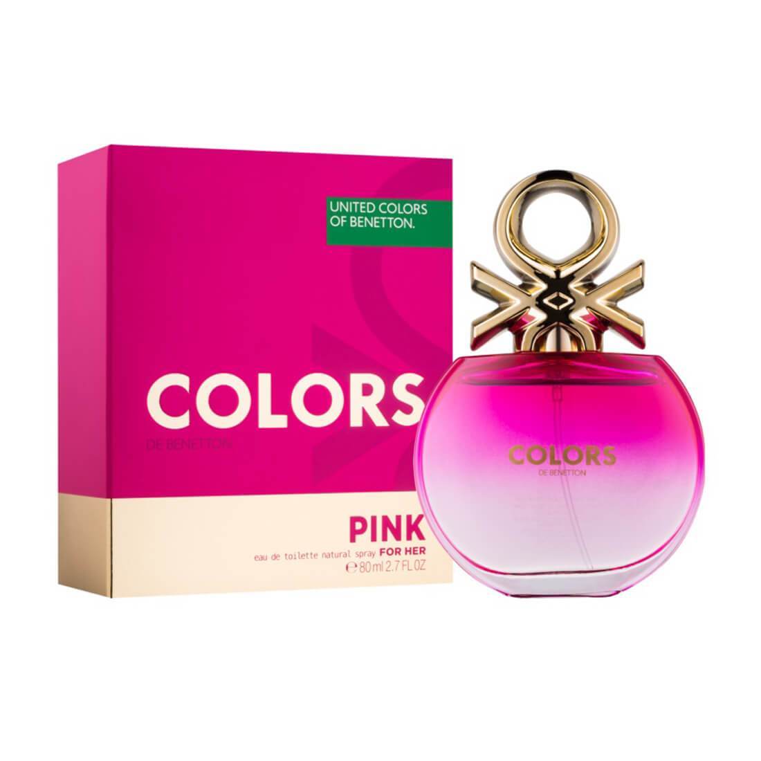 BENETTON COLORS EAU DE TOILETTE SPRAY ,E 2.7 ONZAS/80 ML