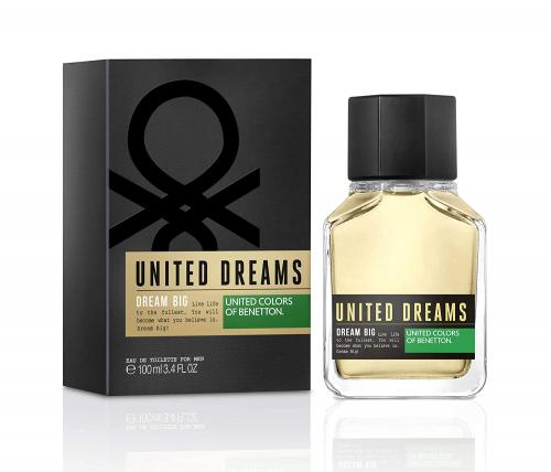 BENETTON UNITED DREAMS DREAM BIG 100ML EAU DE TOILETTE SPRAY FOR MEN