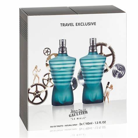 SET JEAN PAUL GAULTIER LE MALE 2P MEN 40ML EDT