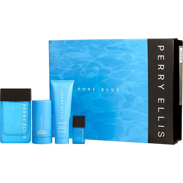 SET PERRY ELLIS PURE BLUE 4/P MEN