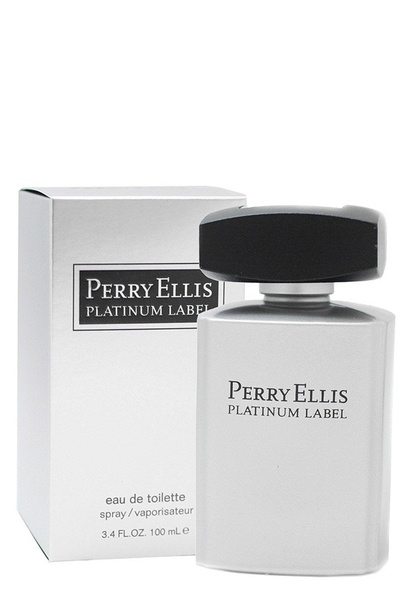 PERRY ELLIS PLATINUM LABEL  3.4 Oz EUA DE TOILETTE SPRAY 100 ML