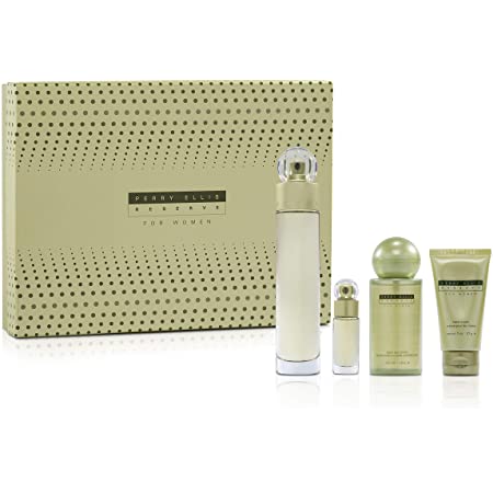 SET PERRY ELLIS RESERVE WOMAN ( 4 PC SET ) 3.4 OZ EDP + 4.2 OZ MIST + 2.0 OZ