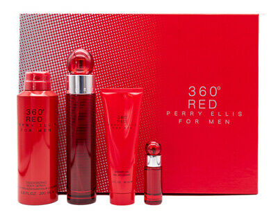 360 RED 4 PCS SET PARA HOMBRES