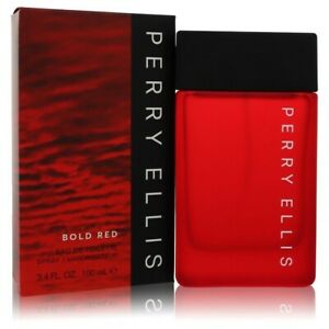 PERRY ELLIS BOLD RED 3.4 Oz EUA DE TOILETTE SPRAY 100 ML