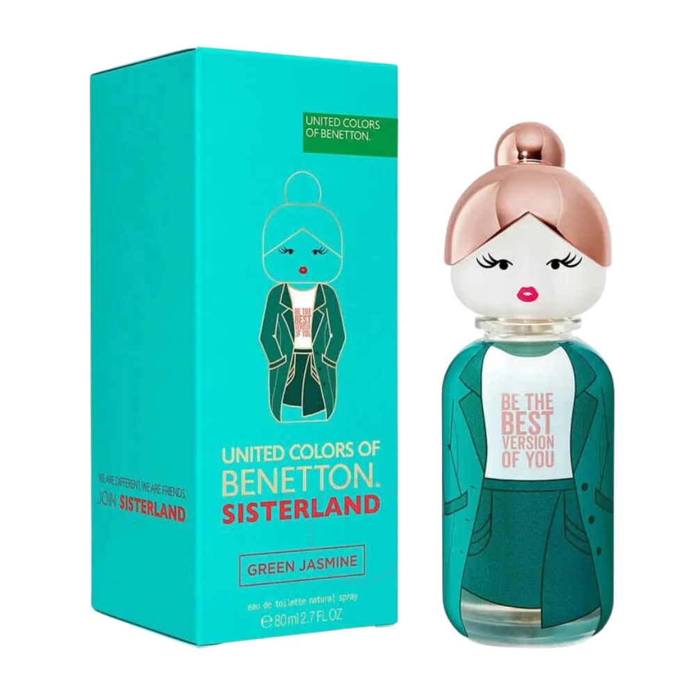 UNITED COLORS OF BENETTON SISTERLAND GREEN JASMINE EDT 80ML