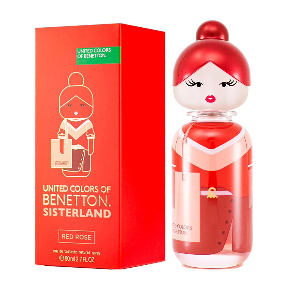 UNITED COLORS OF BENETTON SISTERLAND RED ROSE EDT 80ML