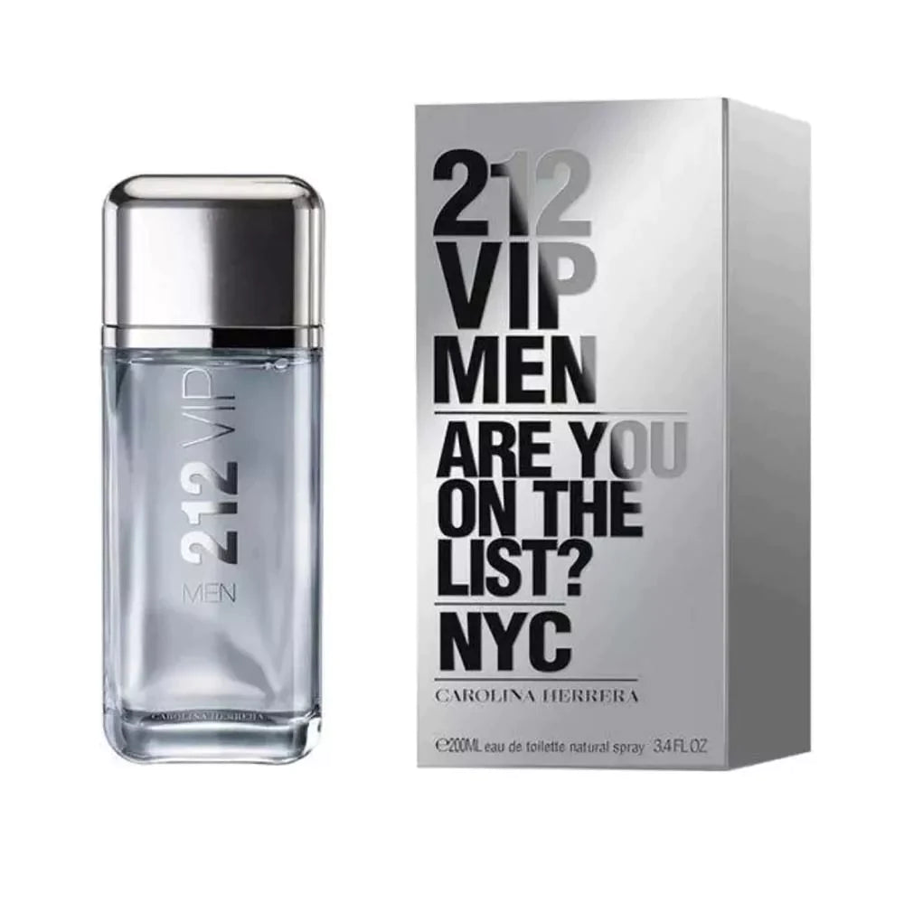 CAROLINA HERRERA 212 VIP MEN ARE YOU ON HE LIST NYC  200ML EDT